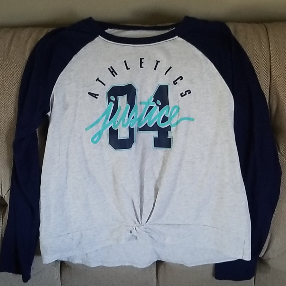 Justice active long sleeve shirt